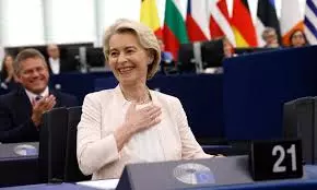 European Commission President Ursula von der Leyen begins two-day trip to India
