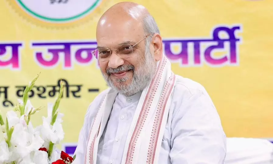 Amit Shah in Jammu; asks BJP workers to remain steadfast in its ‘inspirational’ agenda