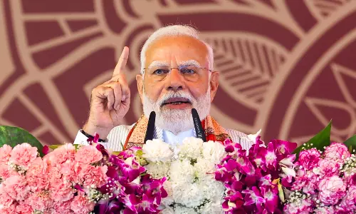 PM lays stone  for 44 projects worth Rs 3,880 crore in  Varanasi