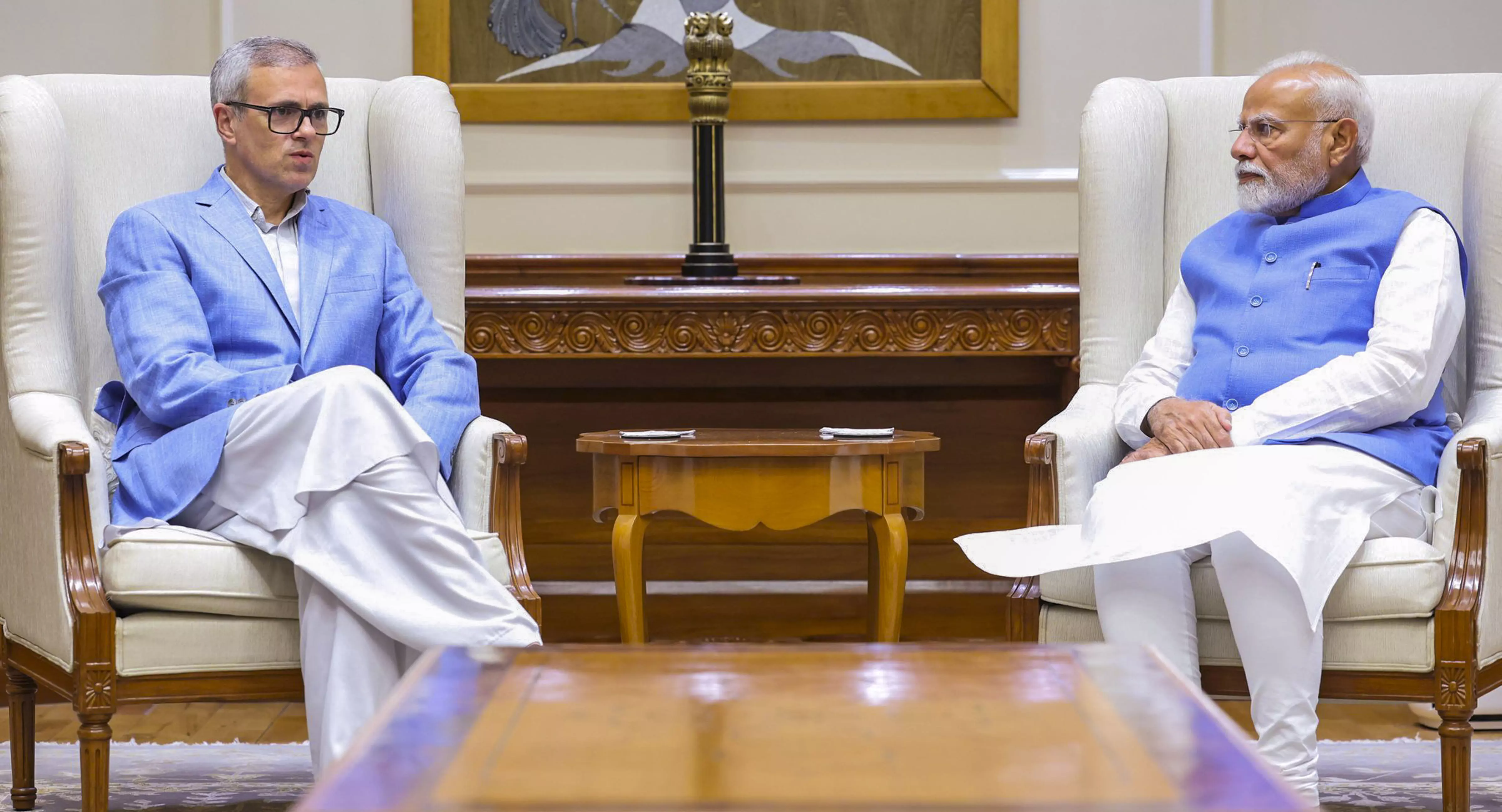 Modi, Abdullah Review J&K Security After Attack Modi, Abdullah Review J&K Security After Attack