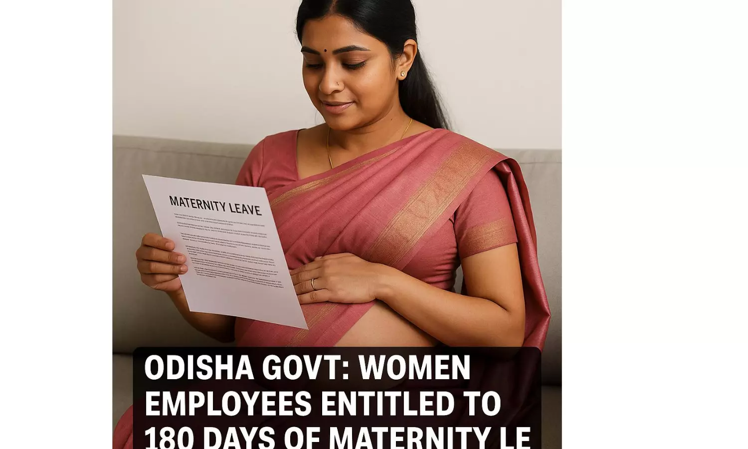 Odisha Govt: Women Employee Can Avail 180 Days Maternity Leave