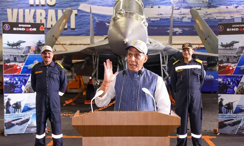 Rajnath Singh Calls Op Sindoor Frontal Assault of Terror Rajnath Singh Calls Op Sindoor Frontal Assault of Terror