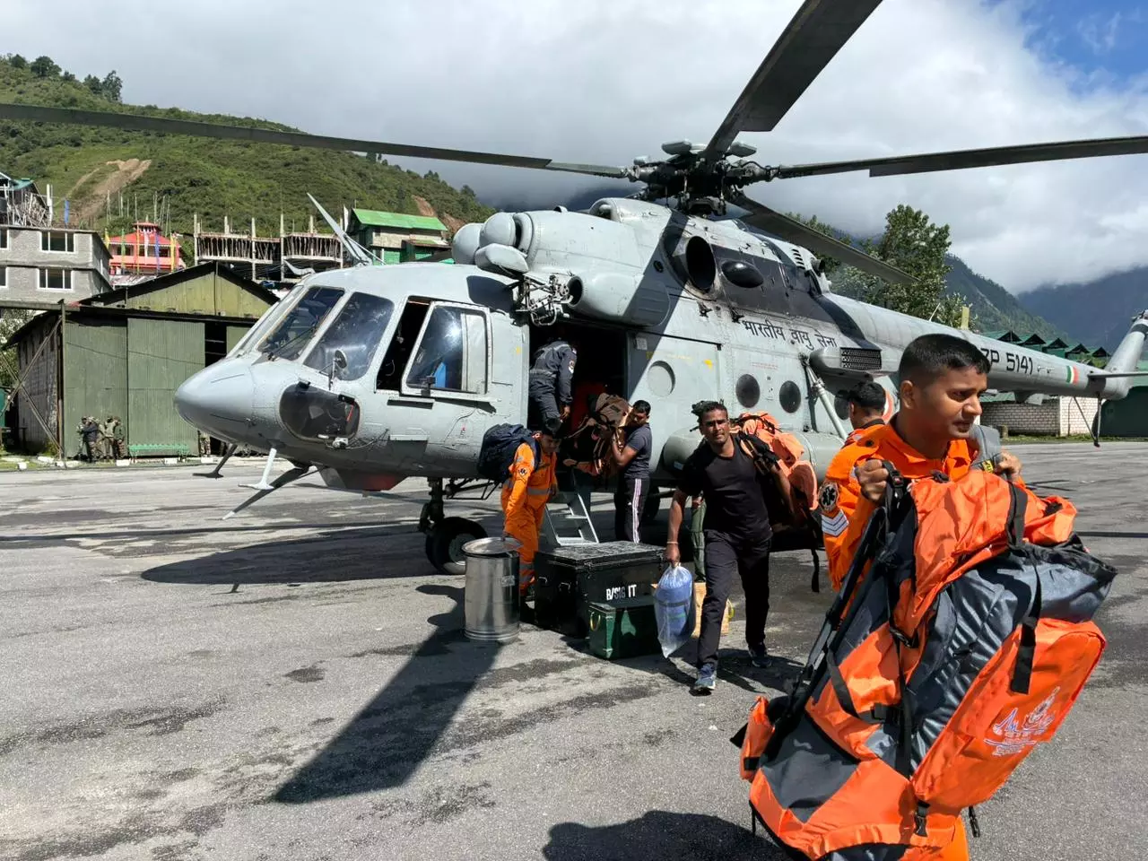 Six Military Persons go Missing in Sikkim Landslide