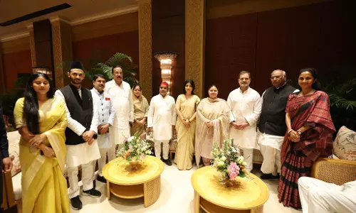 I.N.D.I.A. Bloc leaders Meet At Dinner Hosted By Kharge