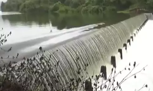 Tulsi Lake Overflows After Heavy Rain