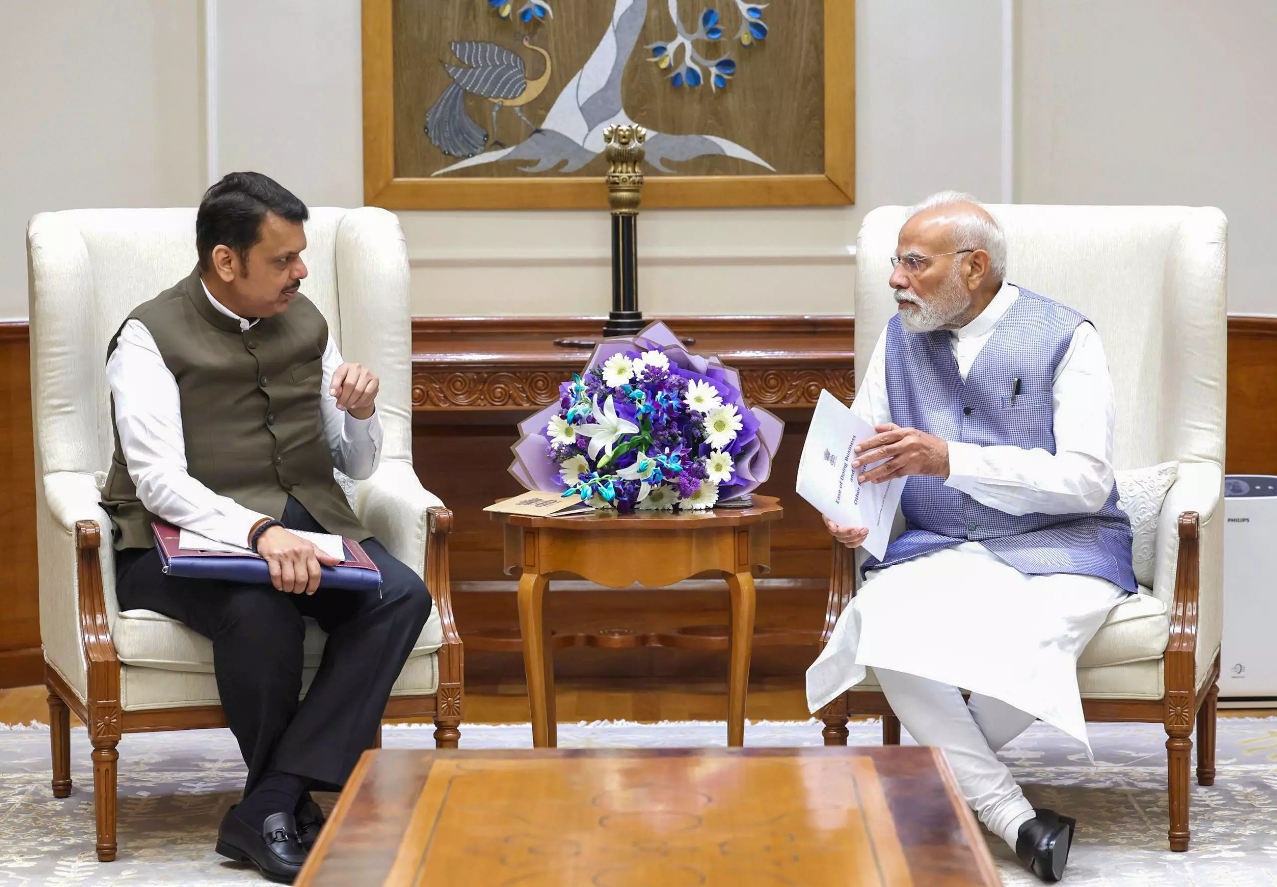 Fadnavis Meets PM Seeking Central Aid for Flood-Hit Maharashtra