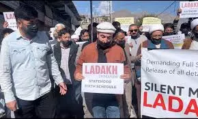 Tensions Persist in Ladakh: Security Clampdown Halts Silent March in Leh