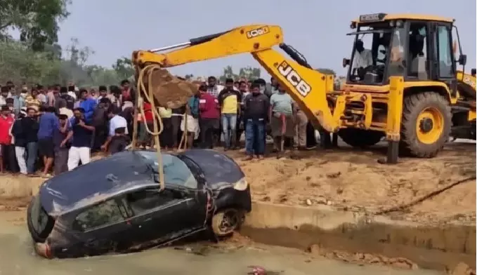Missing Odisha Lawyer’s Car Found in Village Pond After 90 Days; No Trace of Him Yet Missing Odisha Lawyer’s Car Found in Village Pond After 90 Days; No Trace of Him Yet