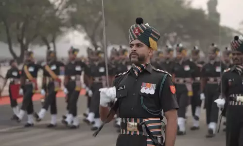 Army Day Parade in Jaipur on January 15