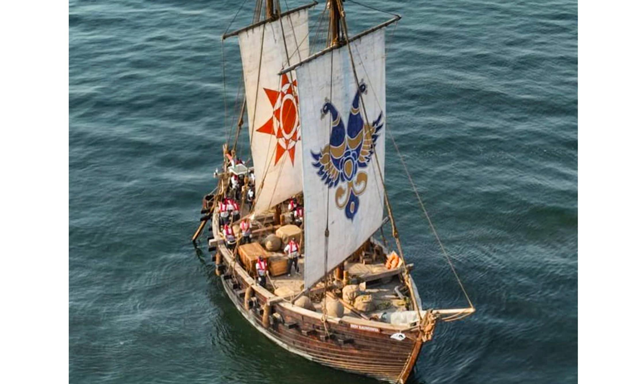 INSV Kaundinya Begins Maiden Voyage to Oman