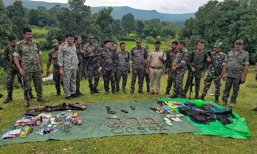 Chhattisgarh: Naxal Arms, Explosive Dumps Recovered in Bastar Jungles Chhattisgarh: Naxal Arms, Explosive Dumps Recovered in Bastar Jungles