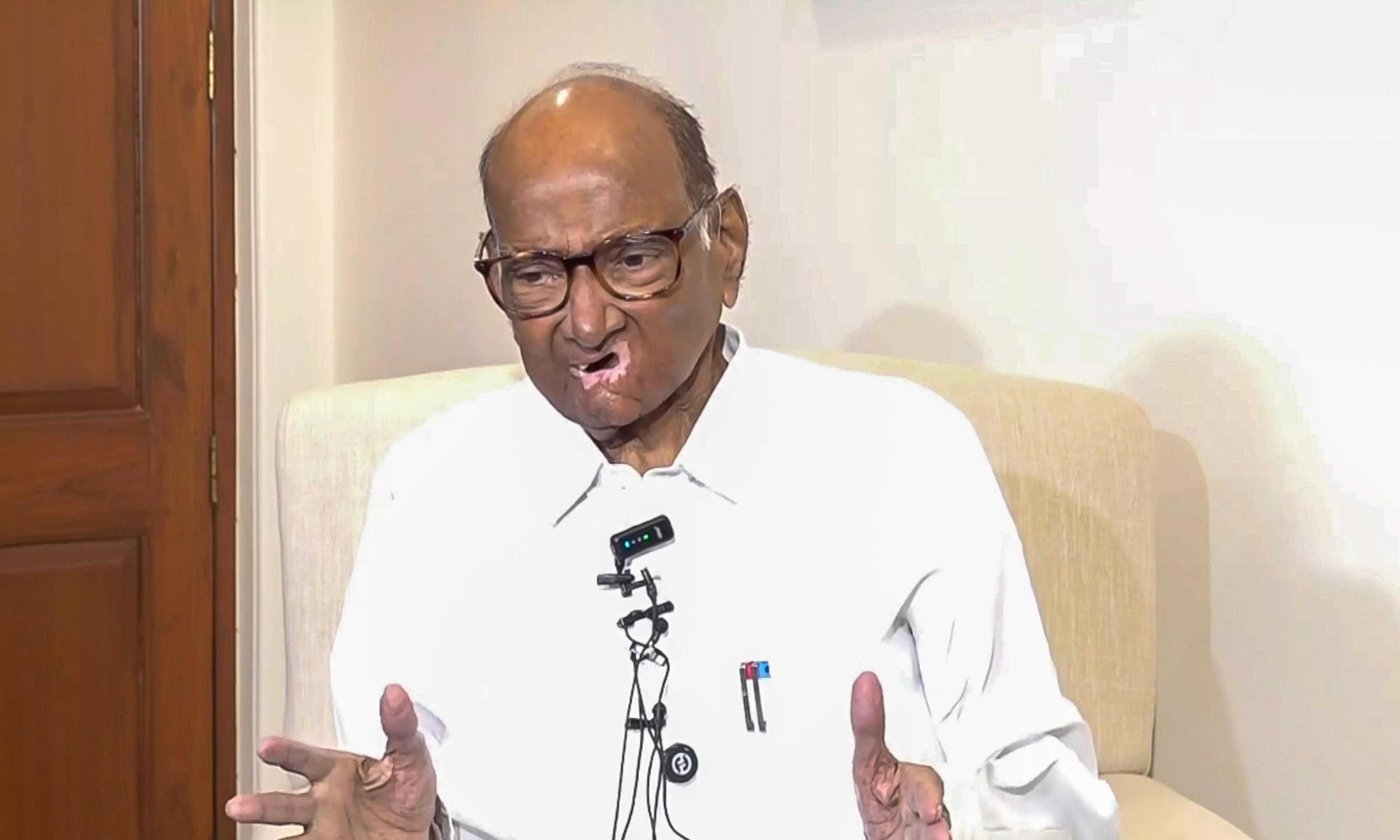 Fadnavis Has No Right To Comment on NCP Merger Talks: Sharad Pawar