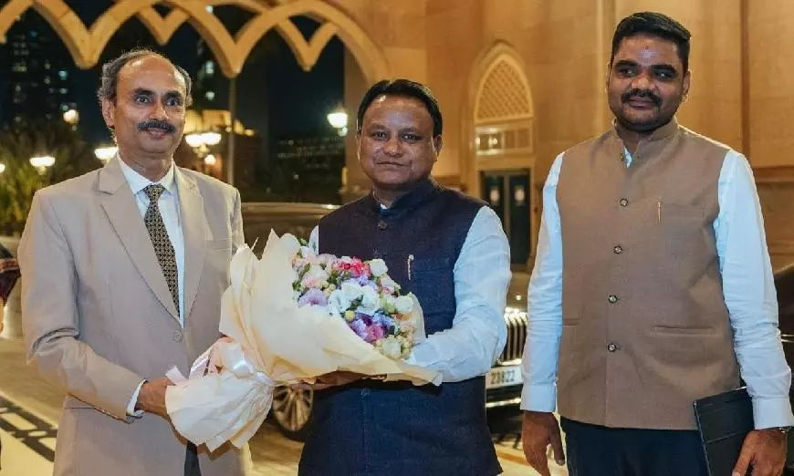 Odisha CM Mohan Charan Majhi Arrives in Abu Dhabi for Odisha’s UAE Investment Outreach Odisha CM Mohan Charan Majhi Arrives in Abu Dhabi for Odisha’s UAE Investment Outreach