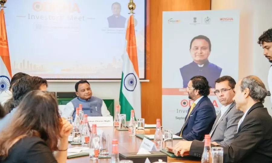 CM Mohan Charan Majhi Meets UAE Minister Abdulla Bin Touq Al Marri CM Mohan Charan Majhi Meets UAE Minister Abdulla Bin Touq Al Marri